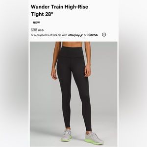 Lululemon Wunder under high rise leggings